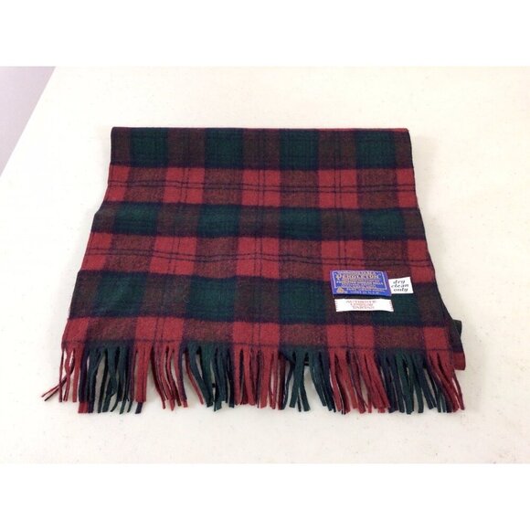Pendleton Wool Plaid Scarf Mens One Size - Picture 1 of 4